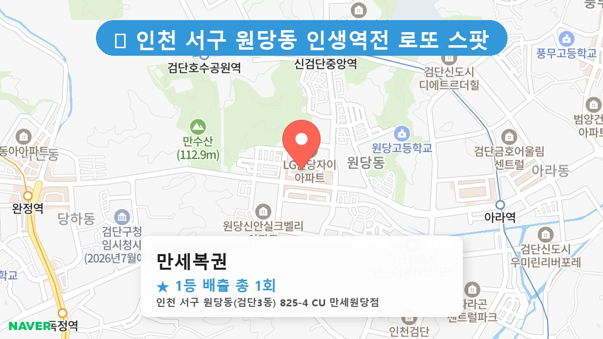 만세복권 네이버 지도