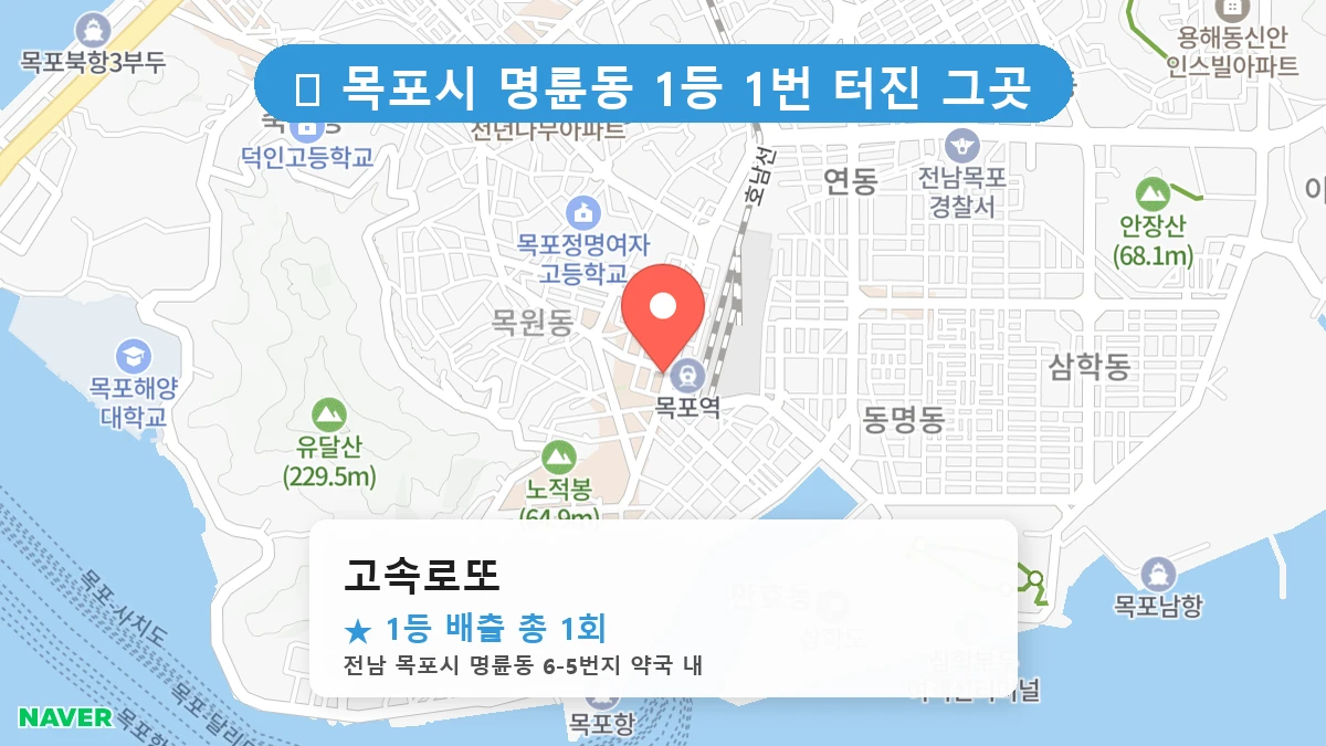 고속로또 네이버 지도