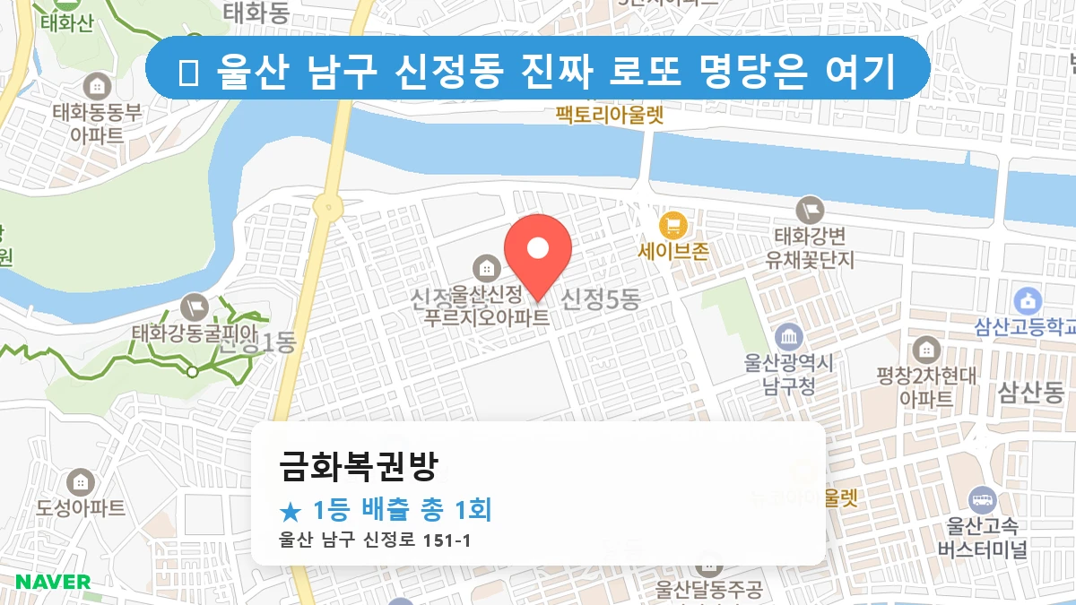 금화복권방 네이버 지도