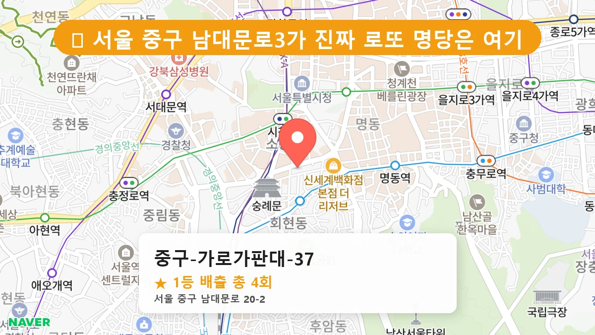 중구-가로가판대-37 네이버 지도