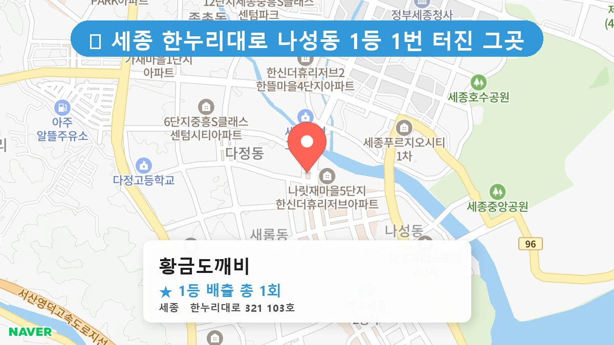 황금도깨비 네이버 지도