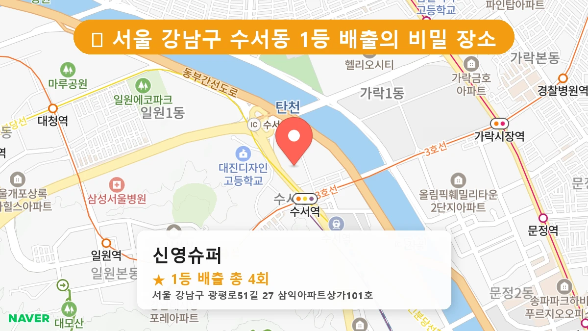 신영슈퍼 네이버 지도