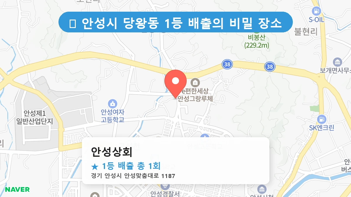 안성상회 네이버 지도