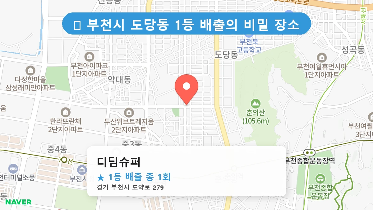 디딤슈퍼 네이버 지도