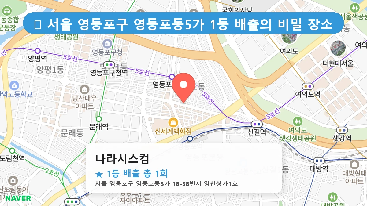 나라시스컴 네이버 지도
