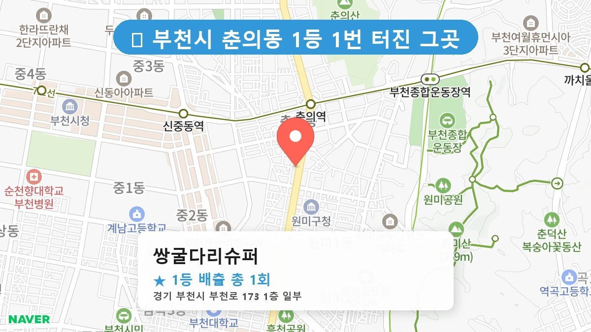 쌍굴다리슈퍼 네이버 지도