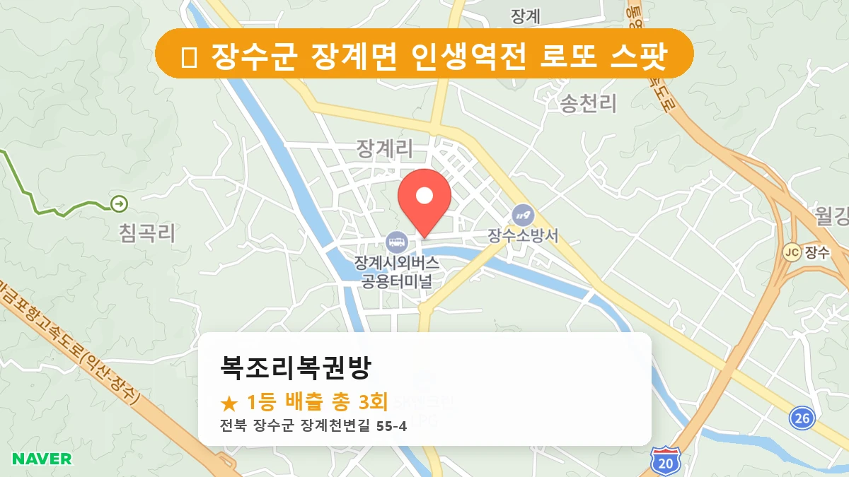 복조리복권방 네이버 지도
