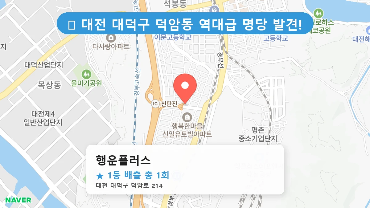 행운플러스 네이버 지도