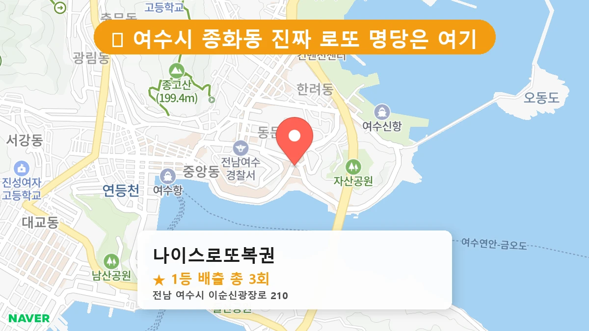 나이스로또복권 네이버 지도