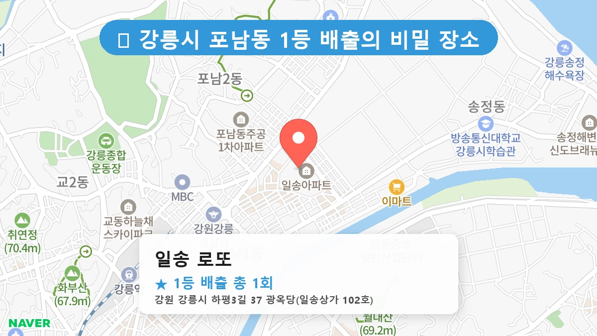 일송 로또 네이버 지도