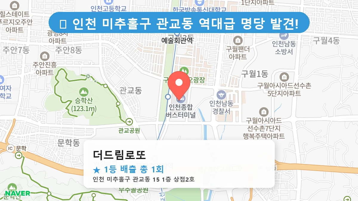 더드림로또 네이버 지도