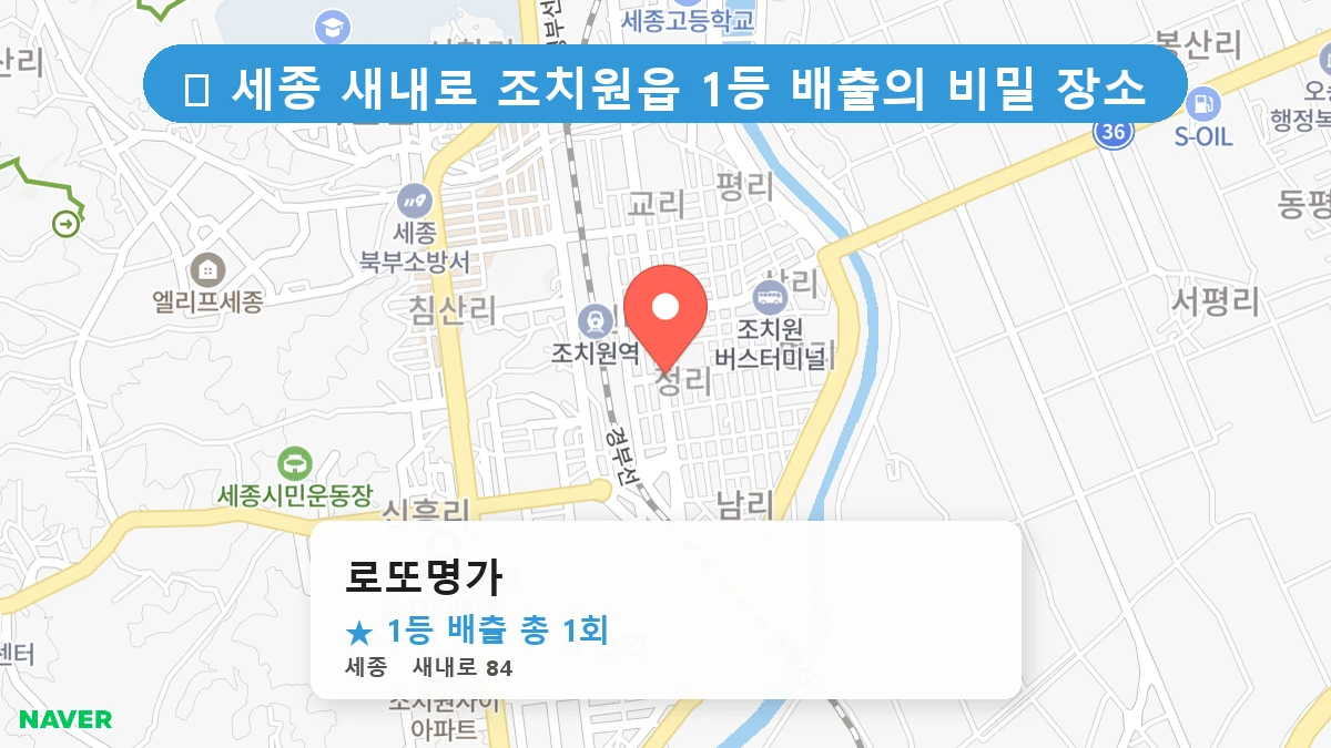 로또명가 네이버 지도