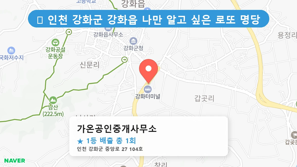 가온공인중개사무소 네이버 지도