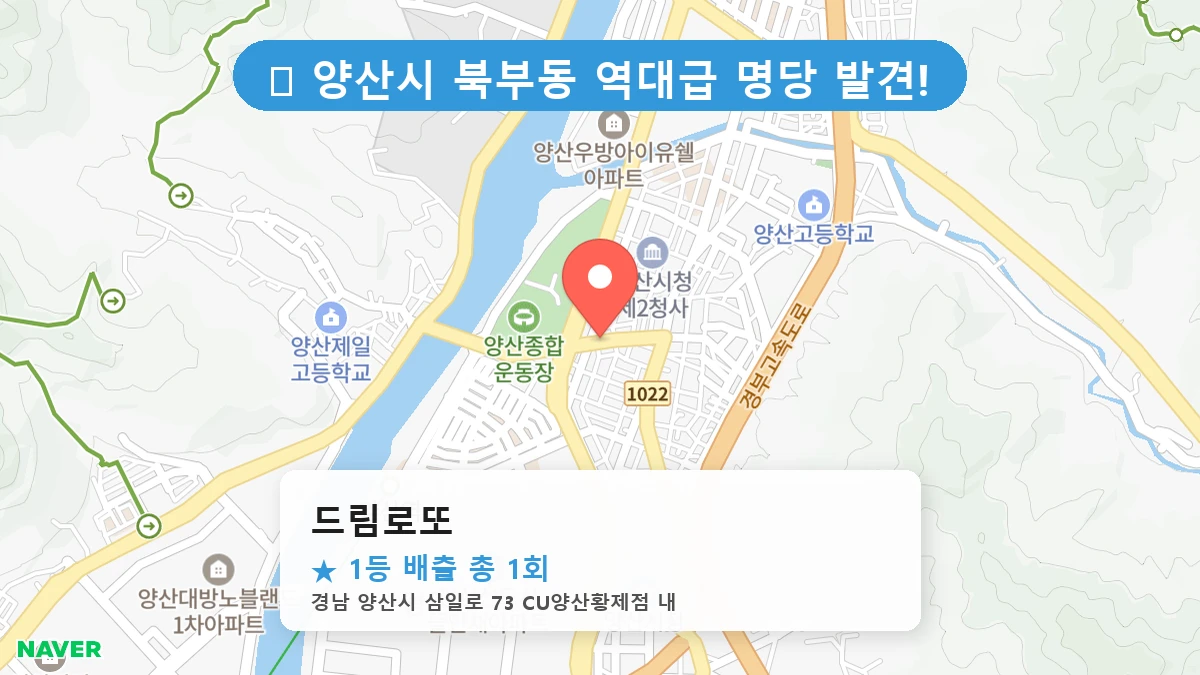 드림로또 네이버 지도