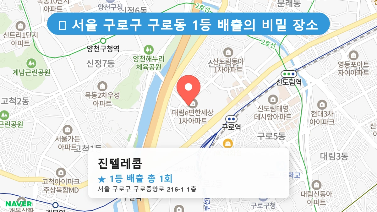진텔레콤 네이버 지도