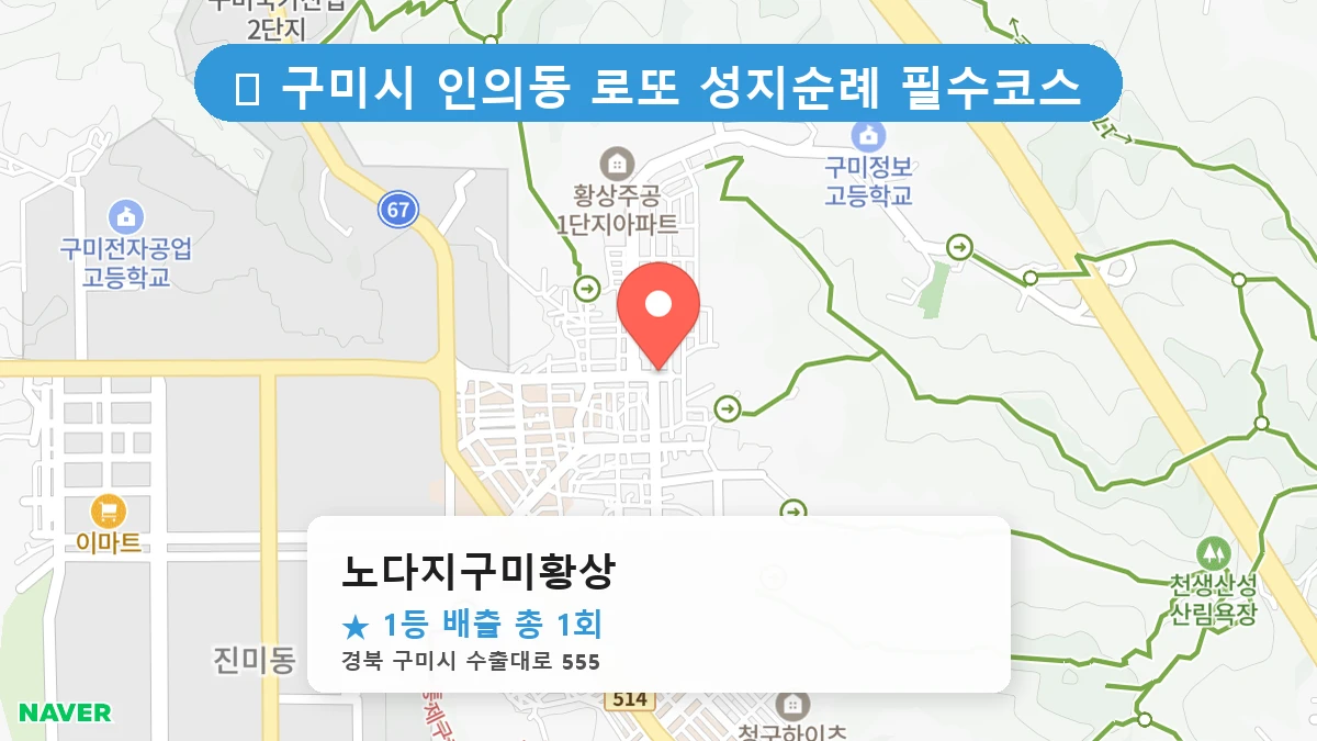 노다지구미황상 네이버 지도
