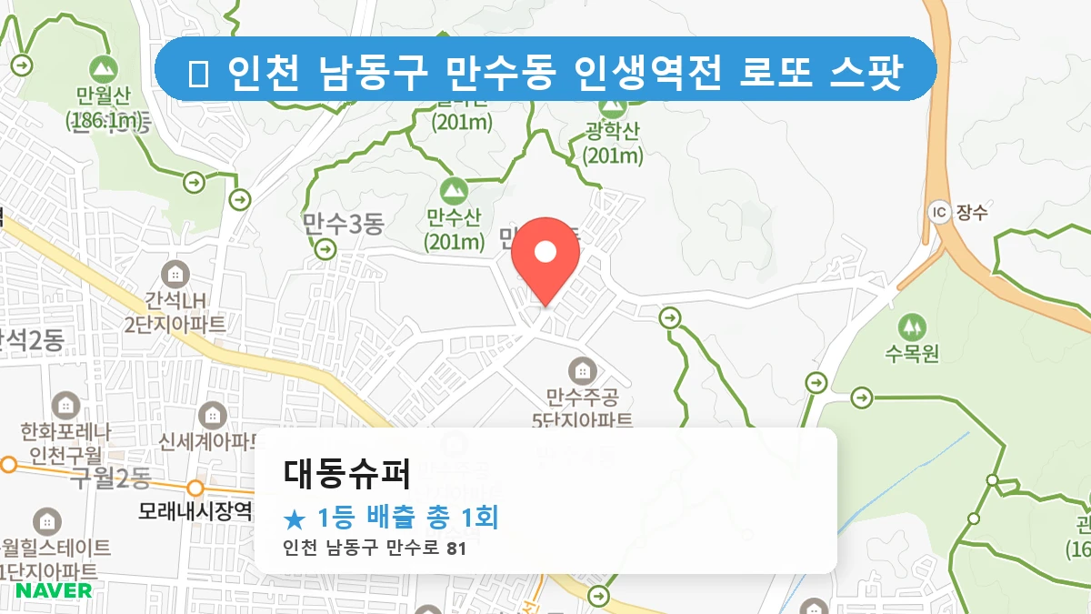 대동슈퍼 네이버 지도