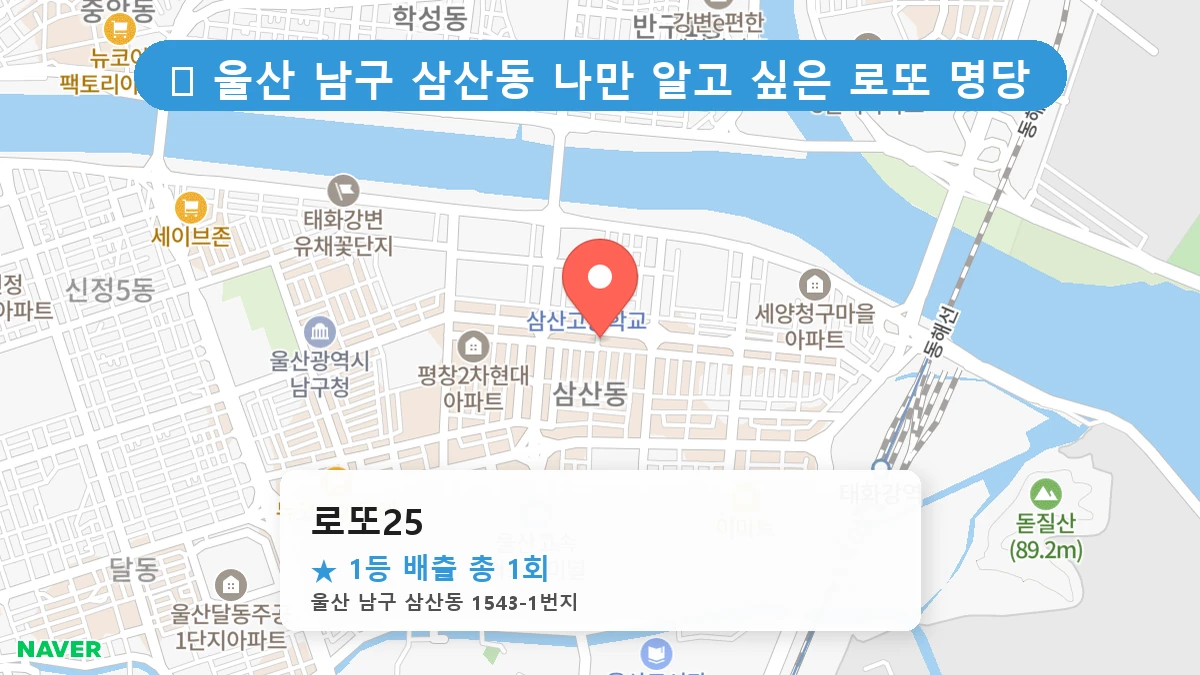 로또25 네이버 지도