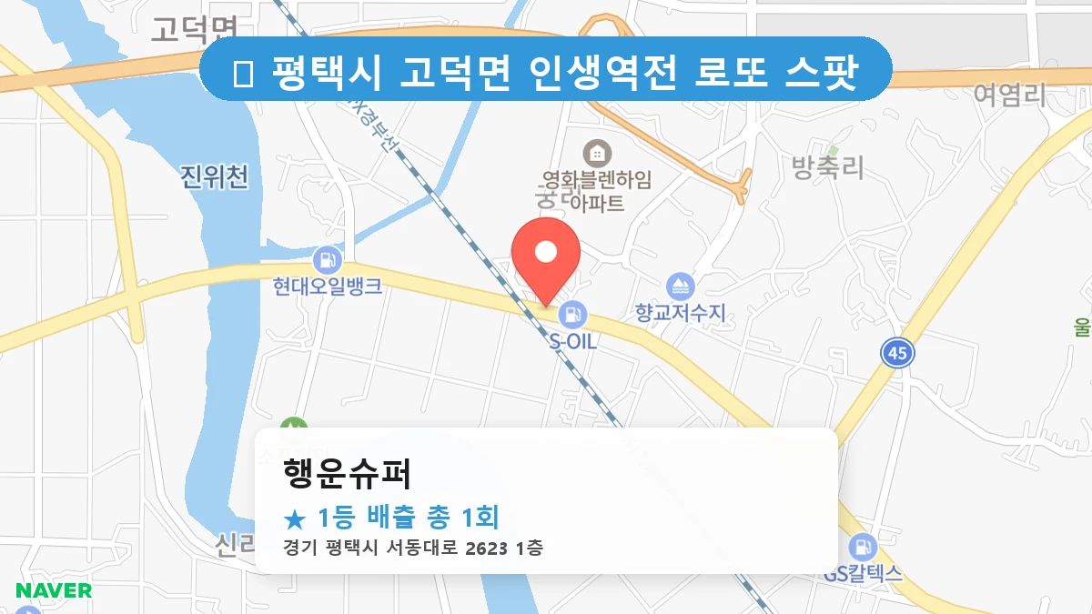 행운슈퍼 네이버 지도