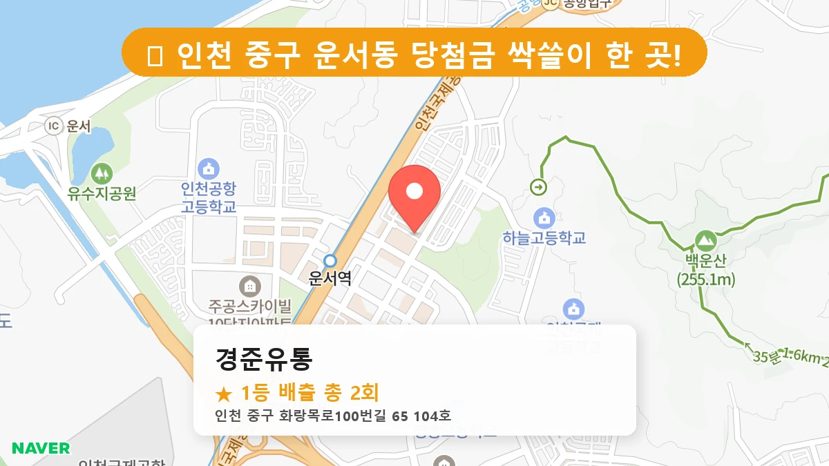 경준유통 네이버 지도