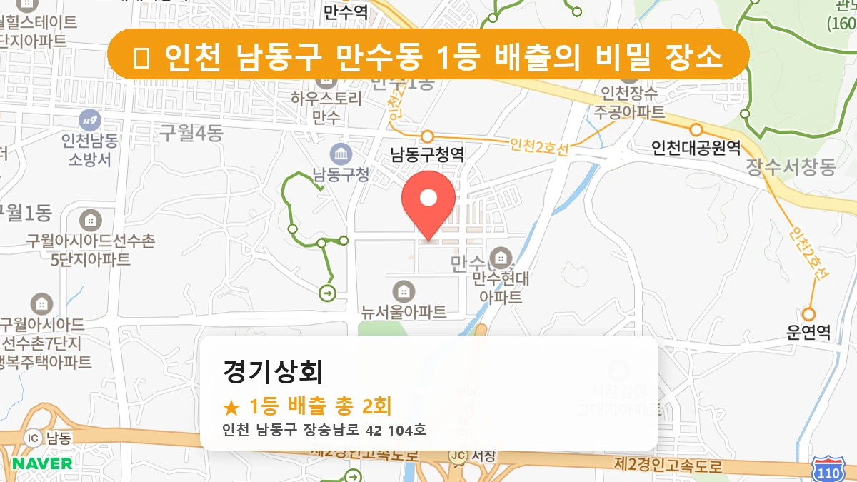 경기상회 네이버 지도