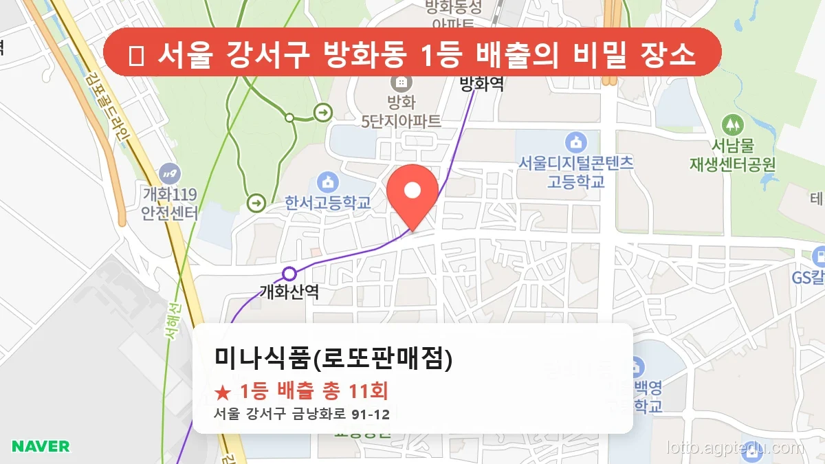 [1193회 로또 1등 당첨점] 노원 상계동, 파주 금촌동부터 중구 남산동까지! 전국 로또 명당 완벽 분석