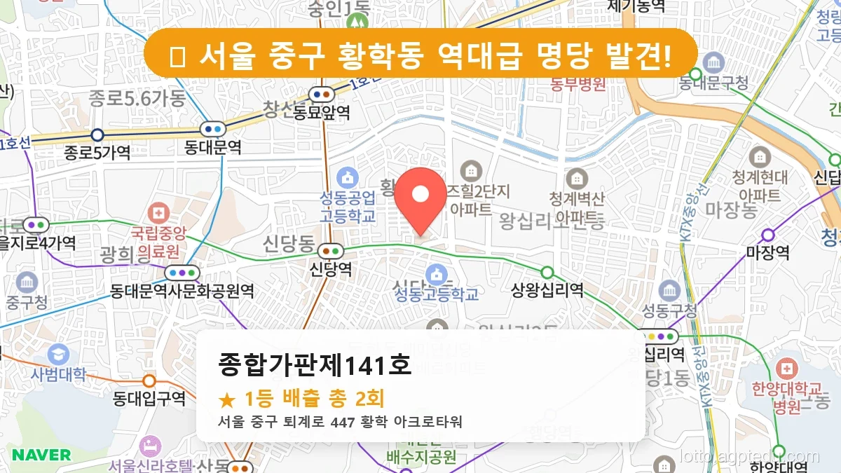 1198회 로또 1등 당첨점: 북구 오치동, 전주 효자동3가 로또 명당에서 터졌다! 누적 당첨 명당 총정리