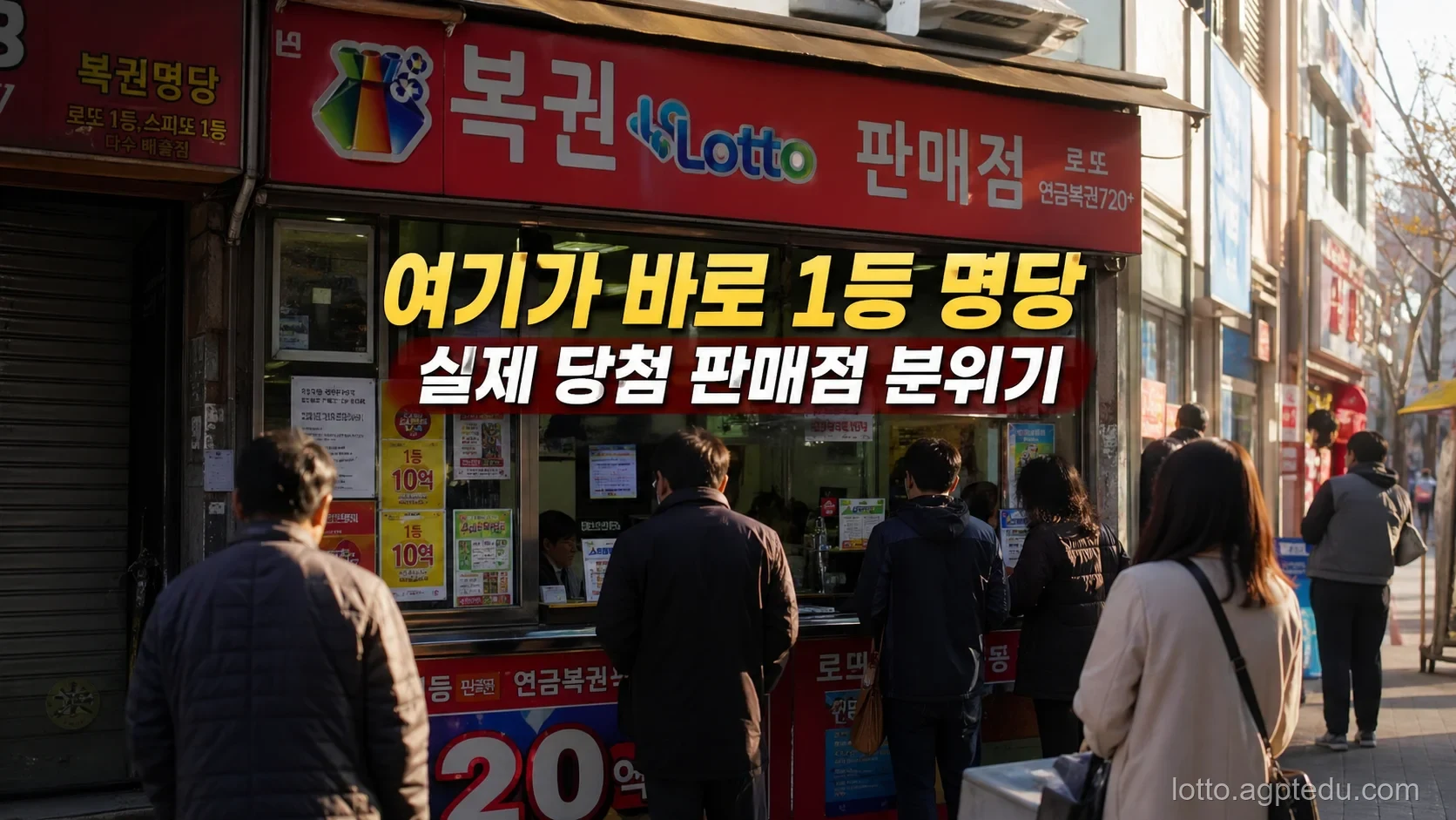 인천 로또 명당 1등 판매점 여기가 로또 성지