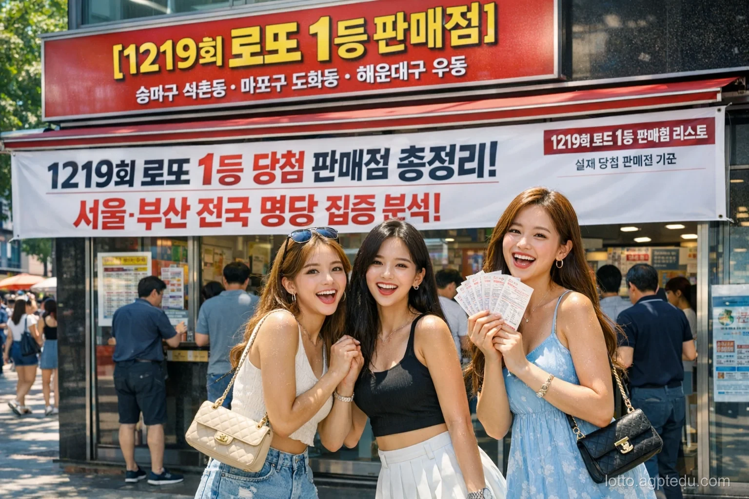 [1219회 로또 1등 판매점] 송파구 석촌동, 마포구 도화동, 해운대구 우동 로또 명당 총정리