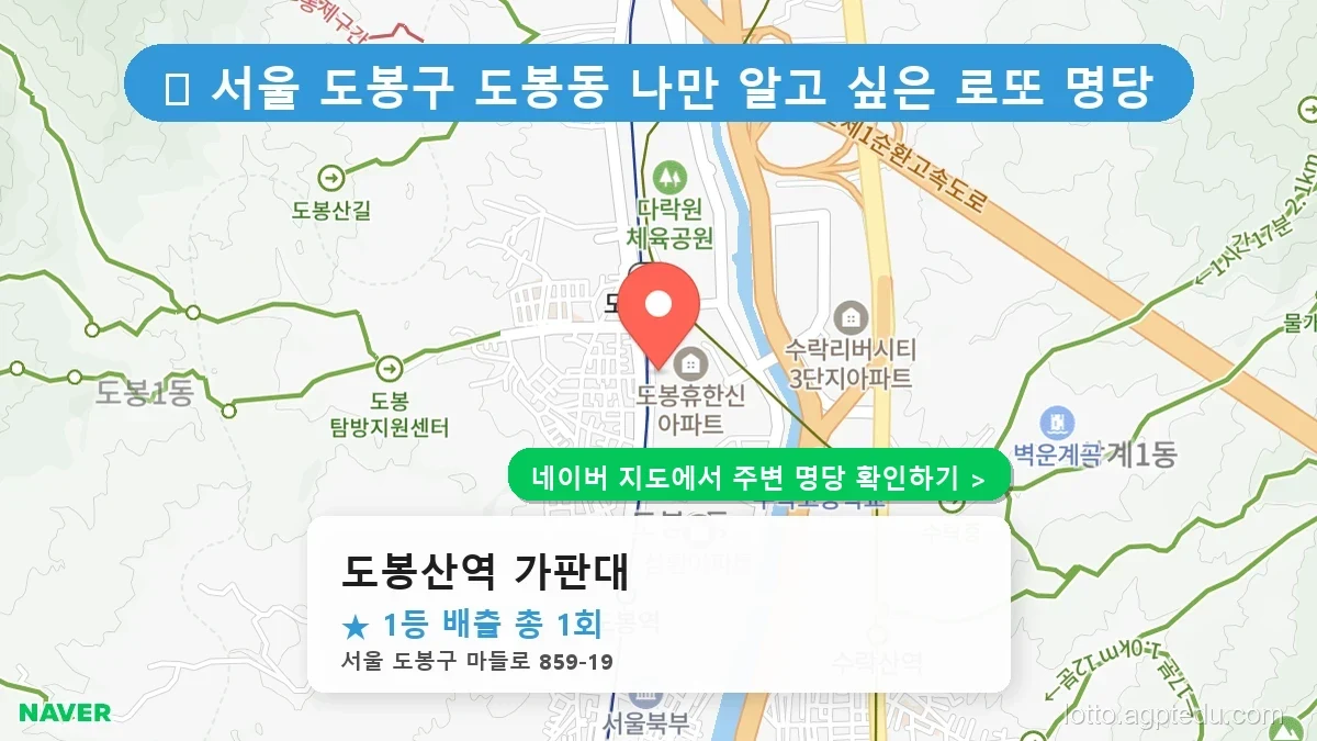 [1223회 로또 1등 당첨번호 및 당첨지역] 도봉구, 하남시, 평택시, 남양주시, 사하구, 구포 등 1등 판매점