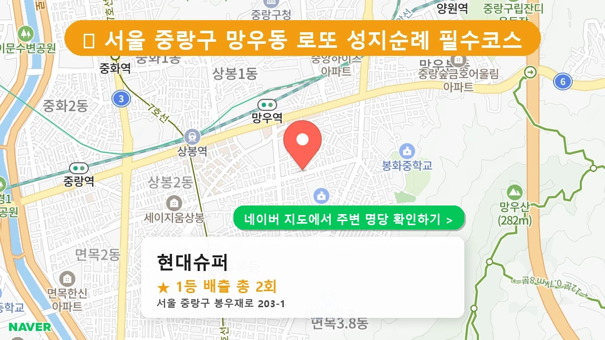 현대슈퍼 네이버 지도