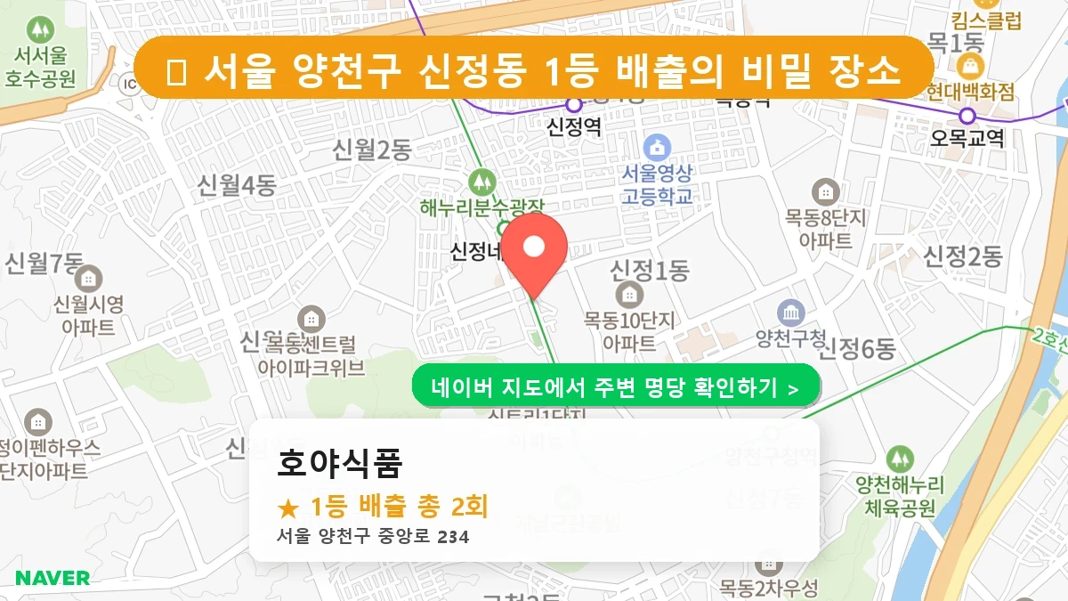 호야식품 네이버 지도