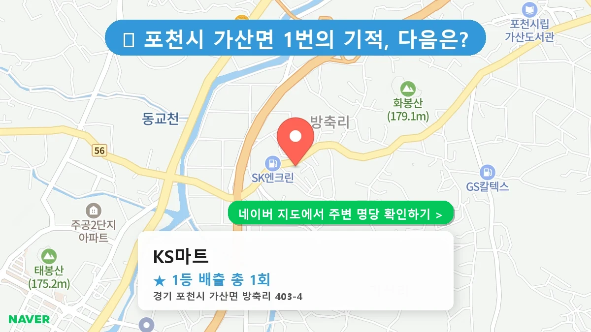 KS마트 네이버 지도