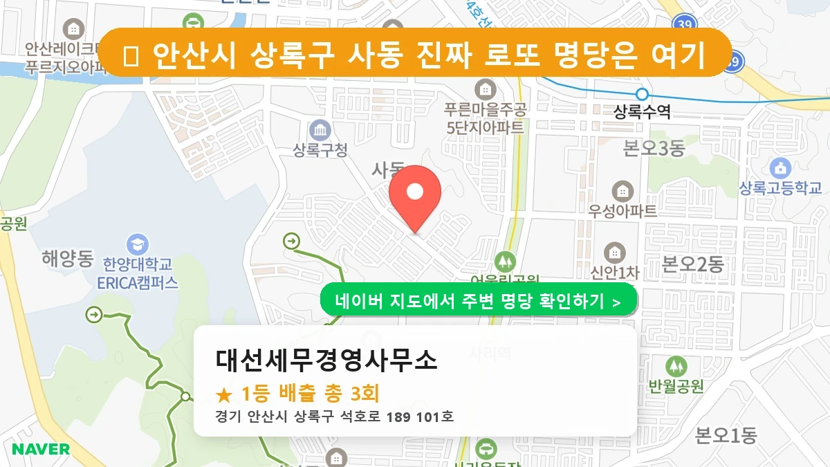 대선세무경영사무소 네이버 지도