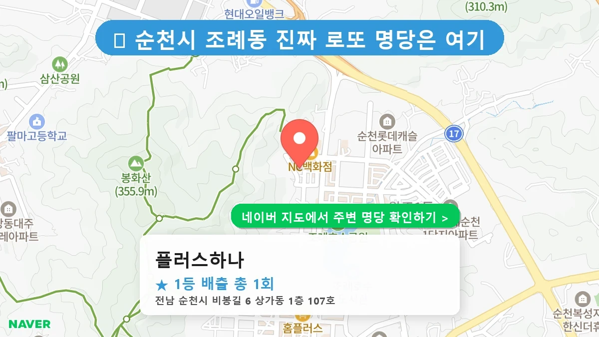 플러스하나 네이버 지도