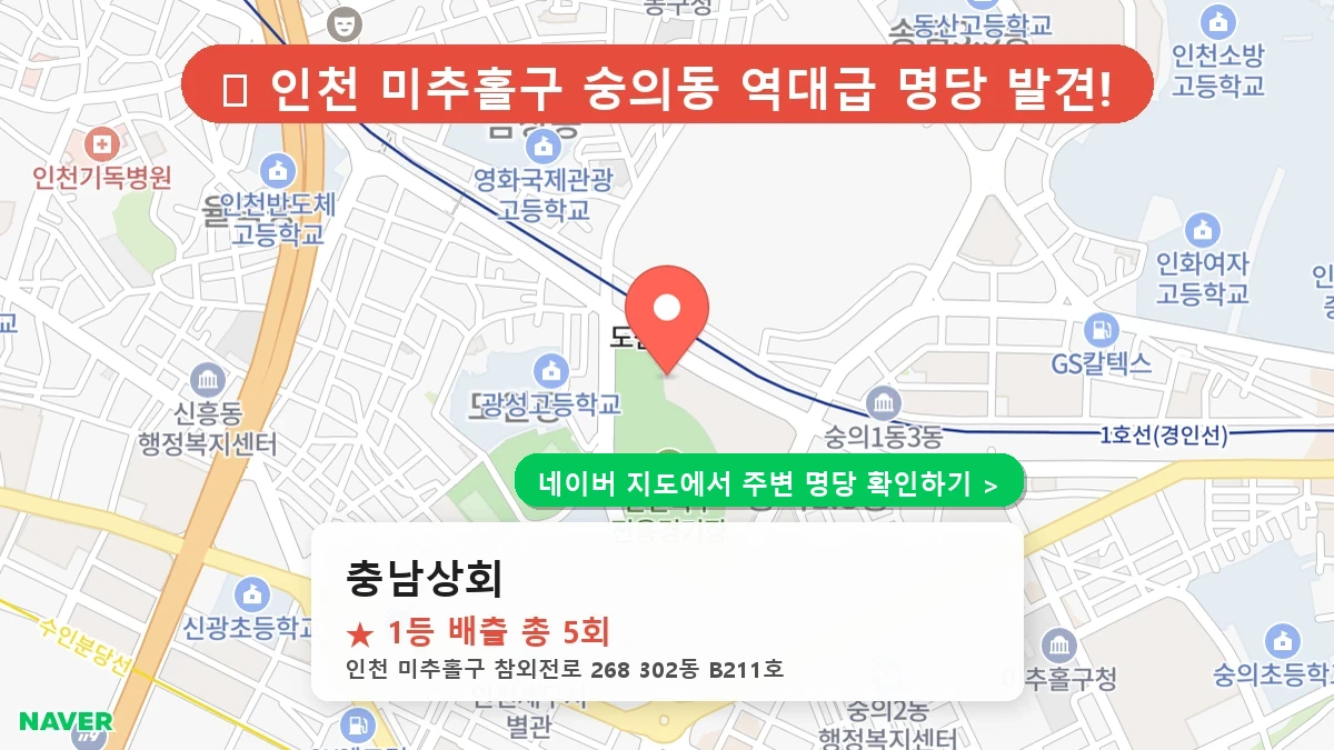 충남상회 네이버 지도