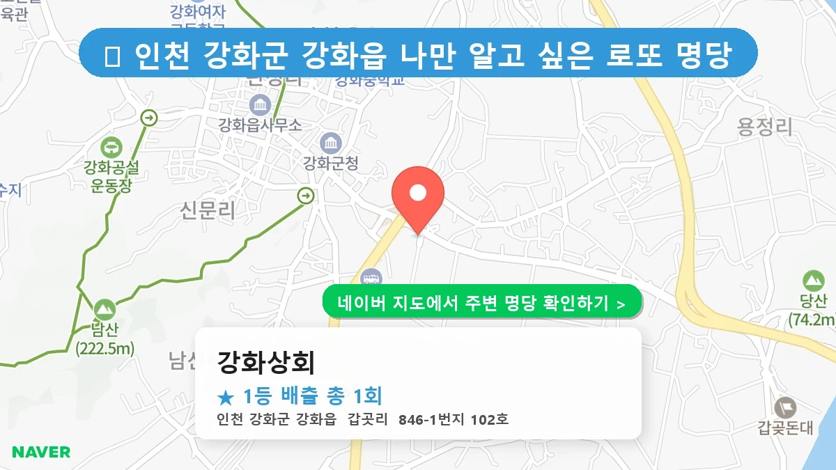 강화상회 네이버 지도