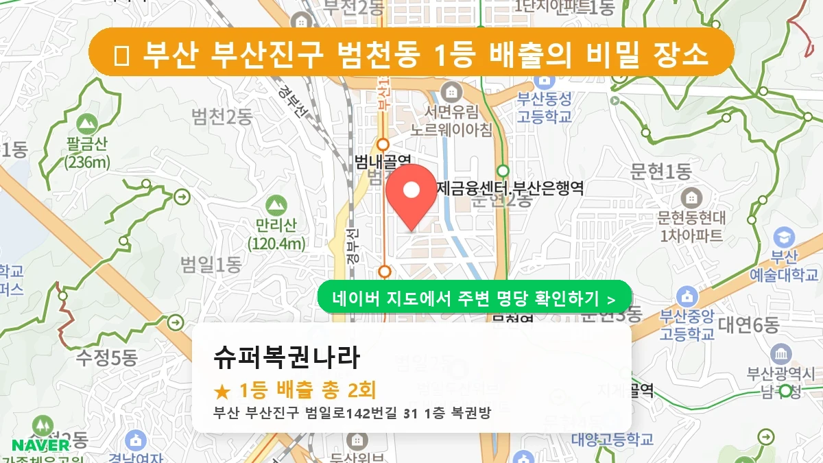 슈퍼복권나라 네이버 지도