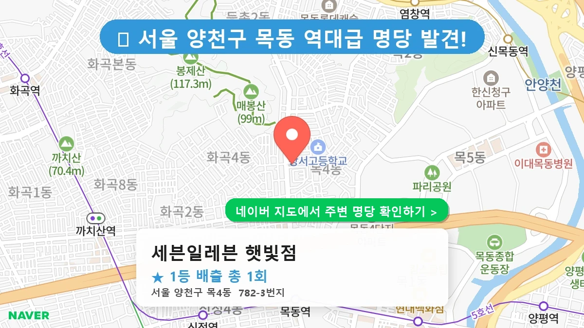 세븐일레븐 햇빛점 네이버 지도
