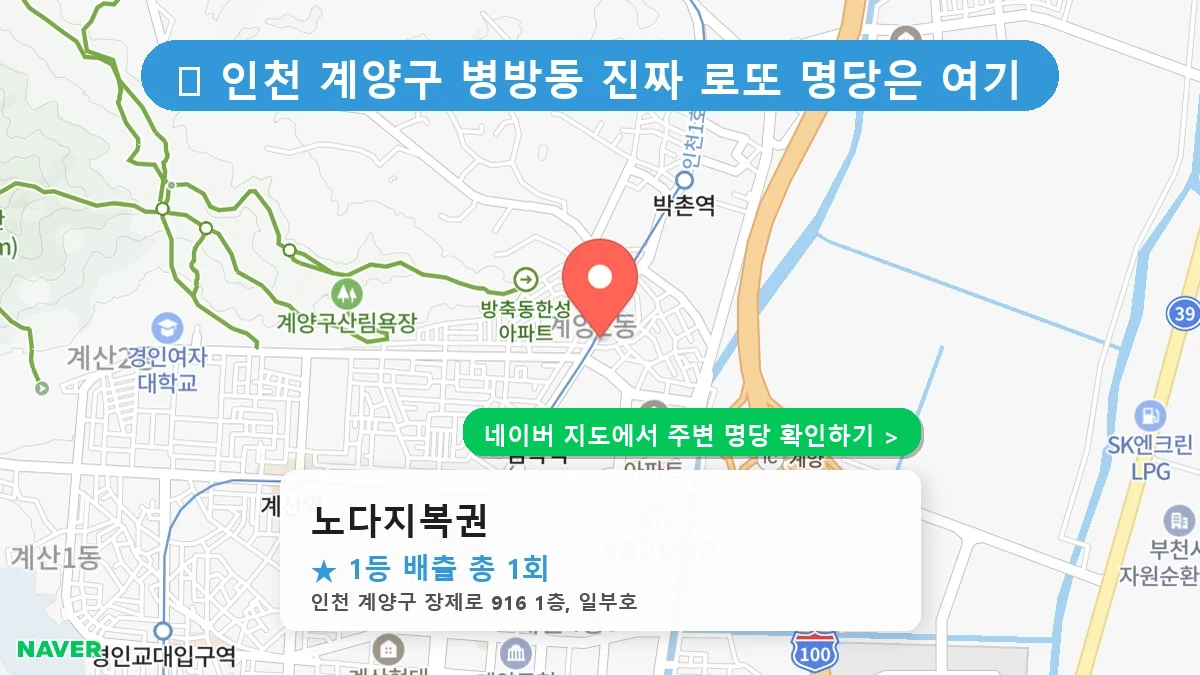 노다지복권 네이버 지도