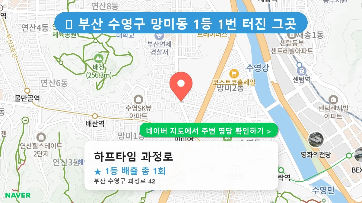 하프타임 과정로 네이버 지도