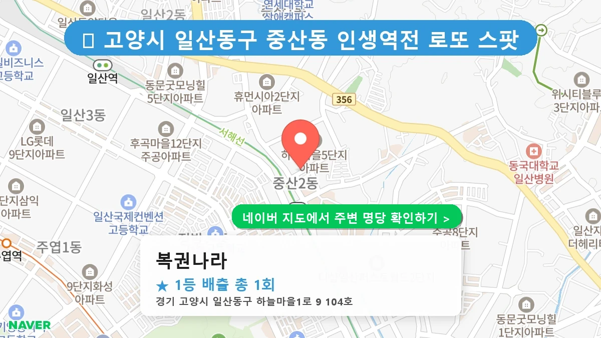 복권나라 네이버 지도