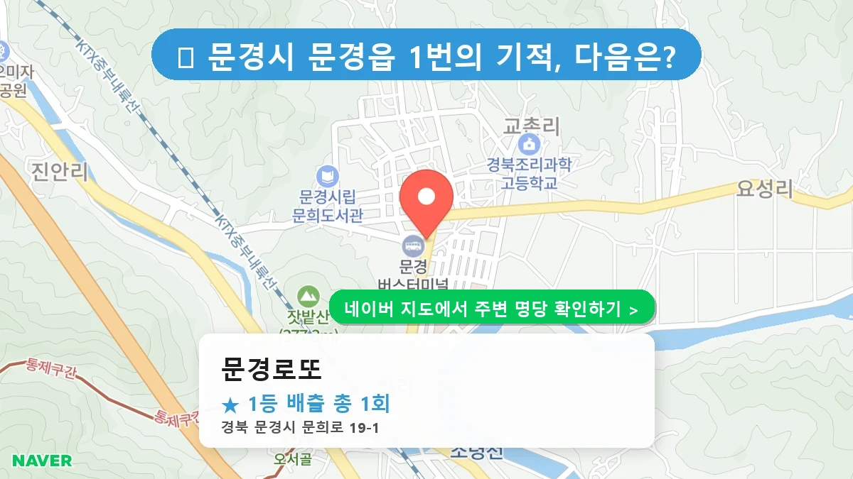 문경로또 네이버 지도