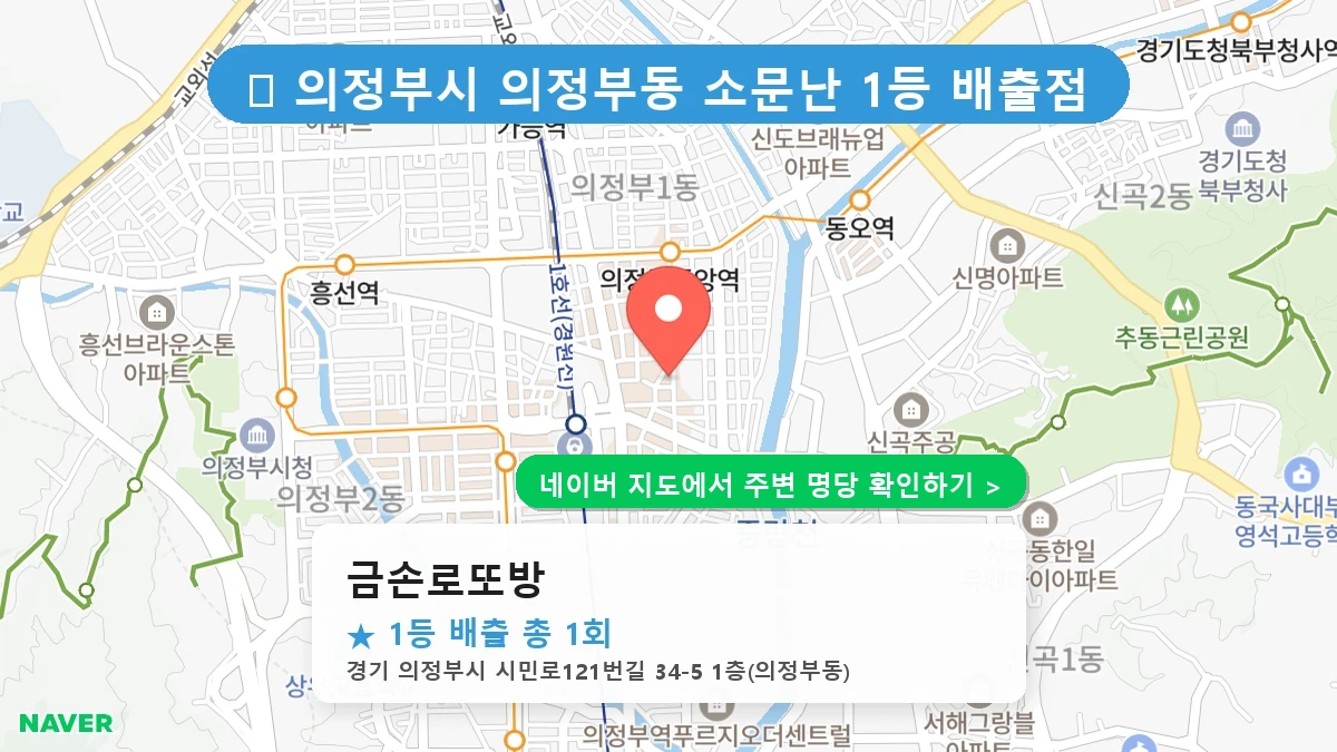 금손로또방 네이버 지도