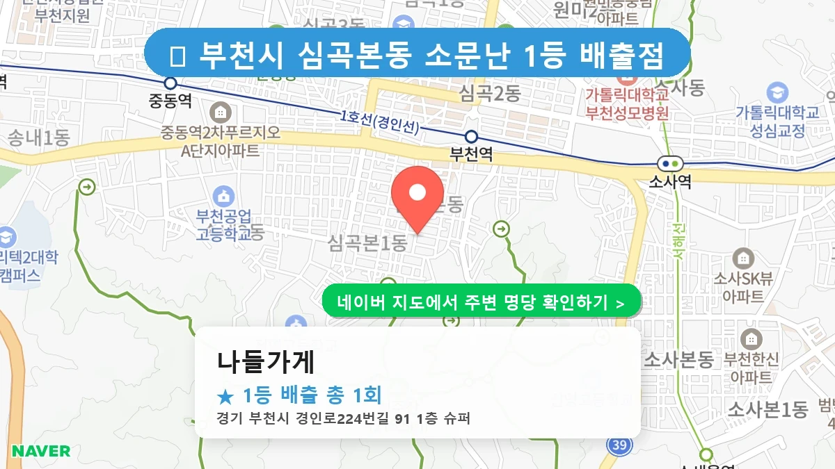 나들가게 네이버 지도