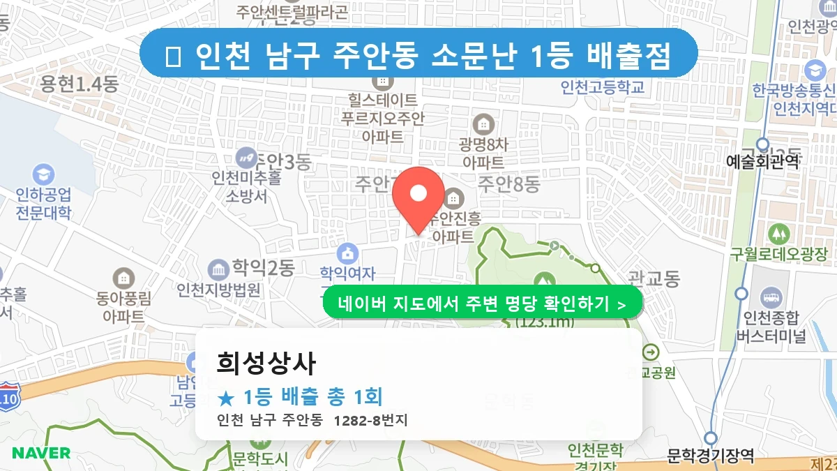 희성상사 네이버 지도