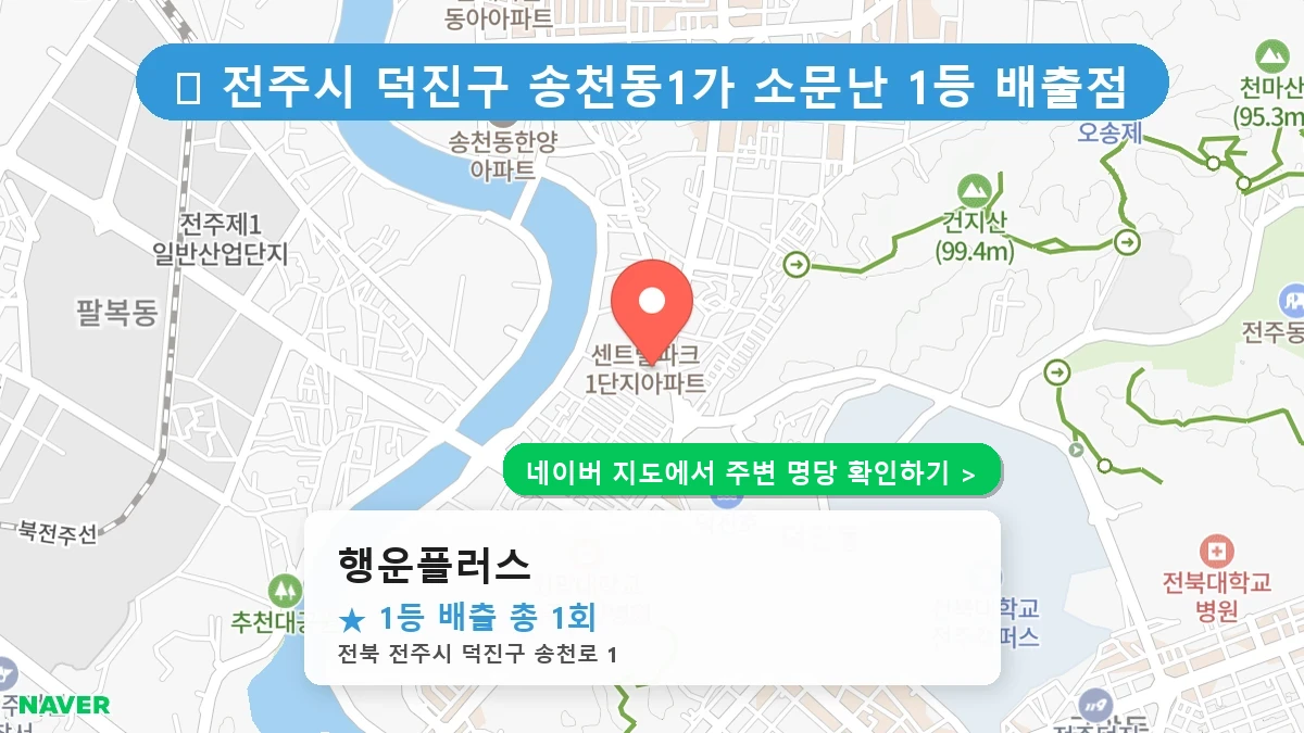 행운플러스 네이버 지도