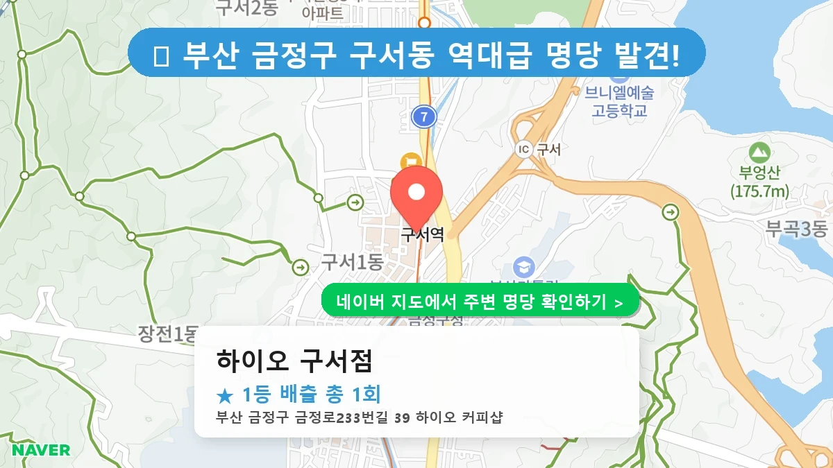 하이오 구서점 네이버 지도