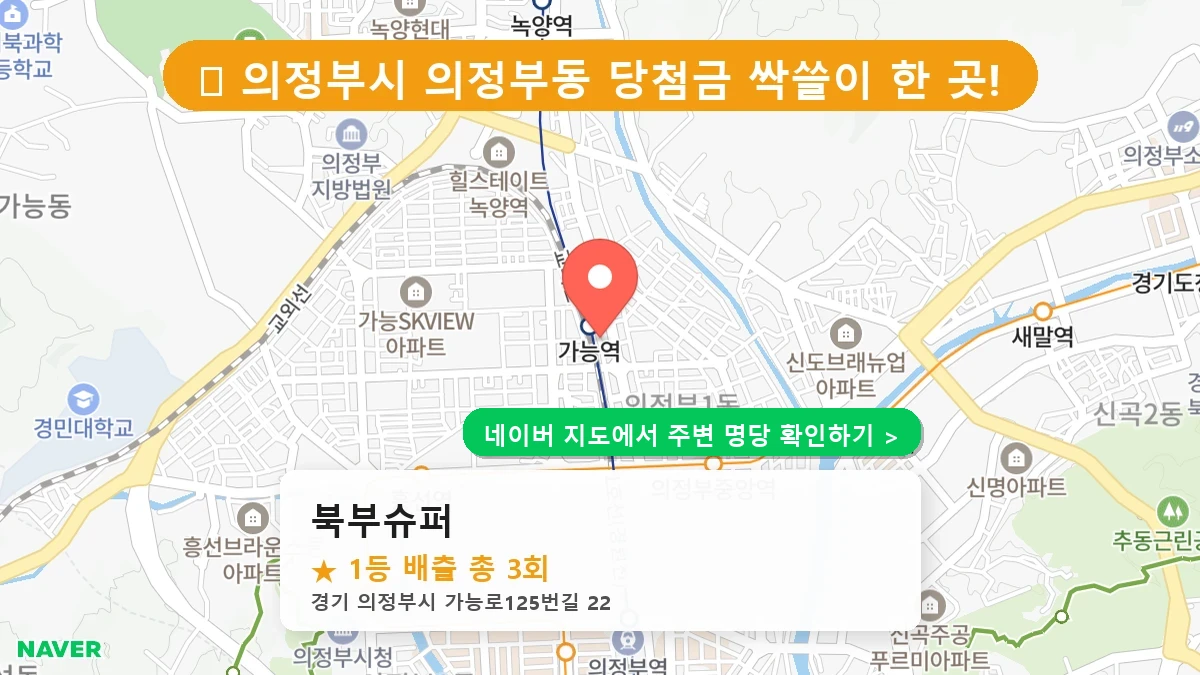북부슈퍼 네이버 지도