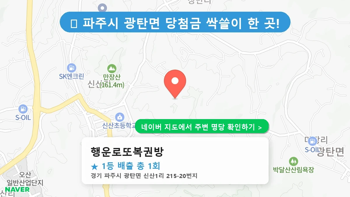 행운로또복권방 네이버 지도